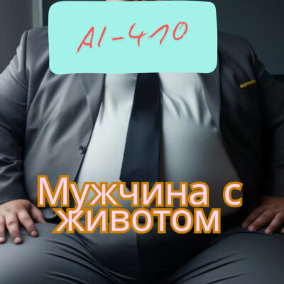 AI-410 - Мужчина с животом