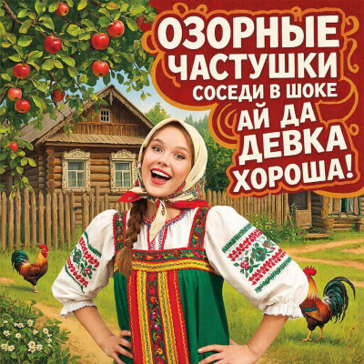 Озорные Частушки - Соседи в шоке, ай да девка хороша