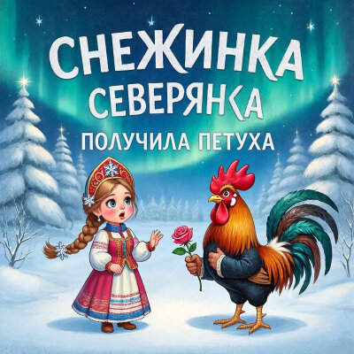 Снежинка Северянка - Ахахаха получила петуха