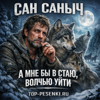 Сан Саныч - А мне бы в стаю, волчью уйти